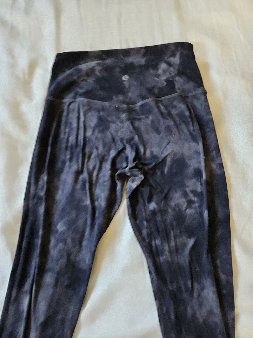 lululemon athletica Wunder Under High Rise Black Tie-Dye Leggings